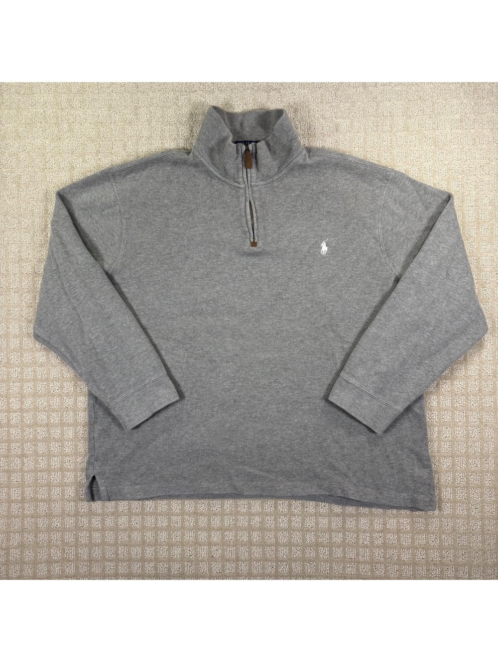 Polo Ralph Lauren gray quarter zip sweatshirt XL